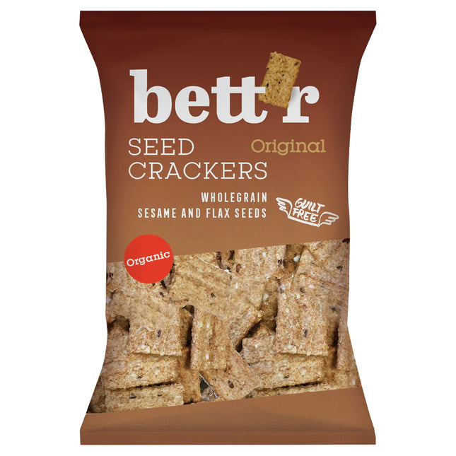 Bett'r Wholegrain Crackers With Seeds 150G