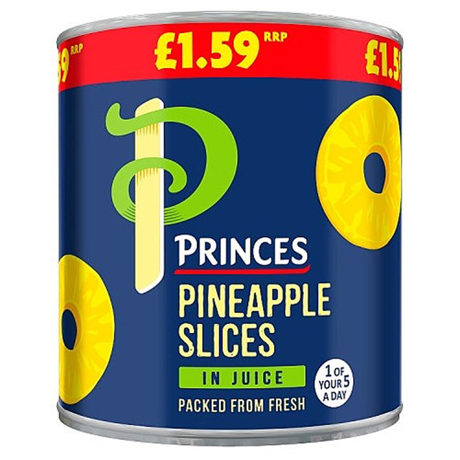 Princes Pineapple Slices Juice 432G PMP 1.59