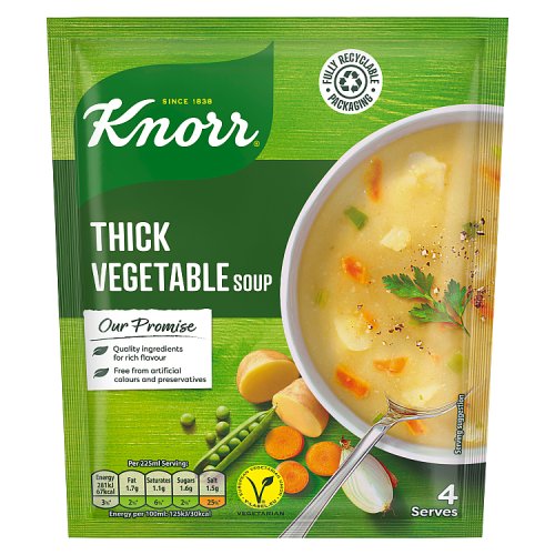 Knorr Dry Packet Soup Thick Vegetable 75g