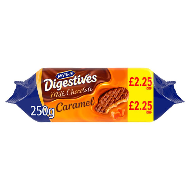 McVitie's Caramel Digestive Biscuits PMP £2.25 250g