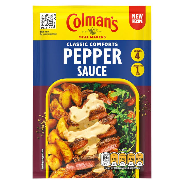 Colman's Sauce Mix Pepper 10 x 22g