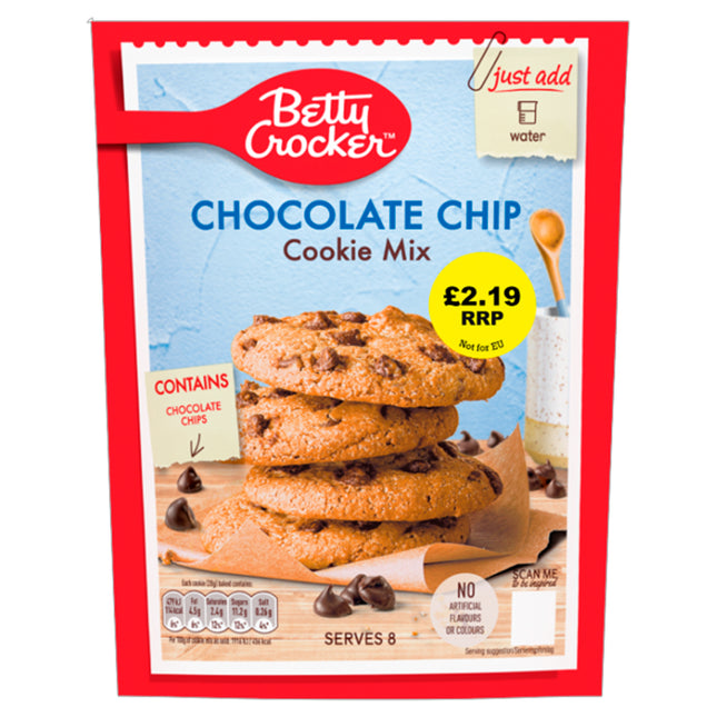 Betty Crocker Chocolate Chip Cookie Pouch 200g £2.19 PMP