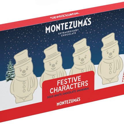 Montezumas White Chocolate Snowmen 60g
