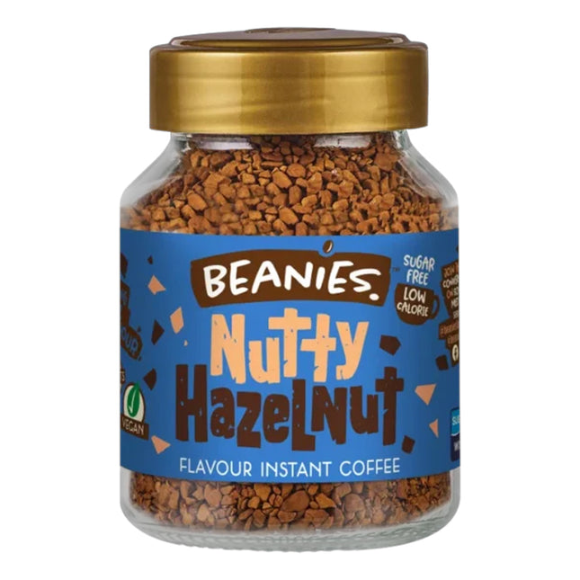 Beanies Nutty Hazelnut Instant Coffee 50g