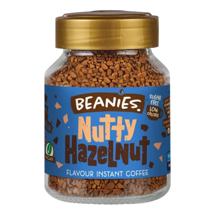 Beanies Nutty Hazelnut Instant Coffee 50g