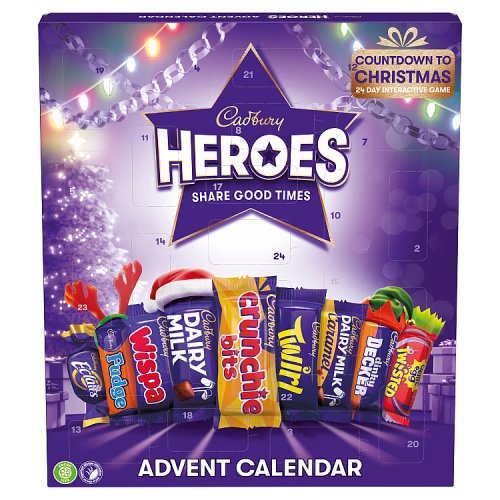 Cadbury Heroes Advent Calendar 230G