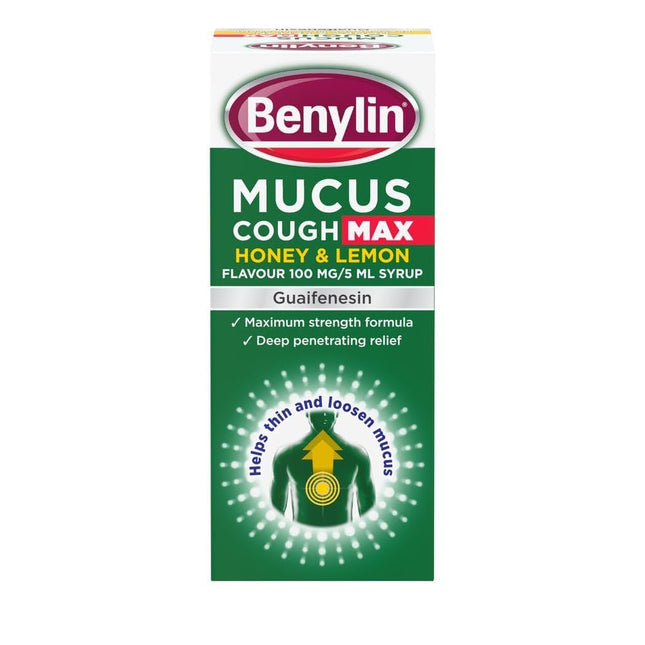 Benylin Mucus Cough Max Honey Lemon 150ml