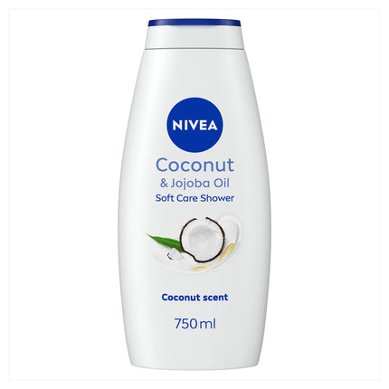 Nivea 750ml Shower Coconut & Jojoba Oil