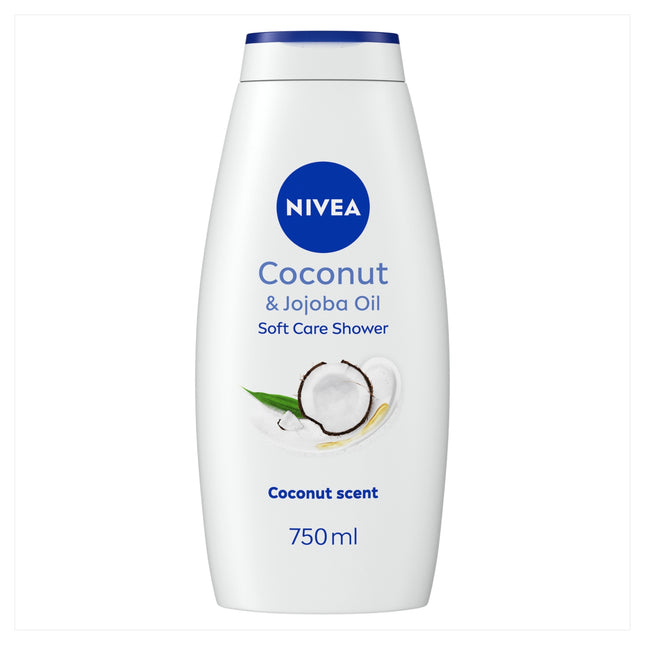 Nivea 750ml Shower Coconut & Jojoba Oil