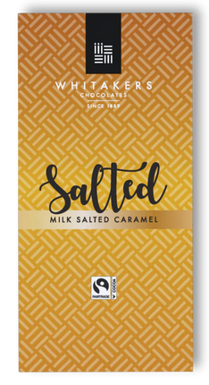 Whitakers Chocolate Whitakers Milk Salted Caramel Chocolate Bar 90g