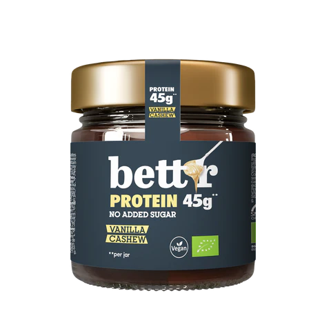 Bett'r Cashew And Vanilla Protein Spread With No Added Sugar 250G