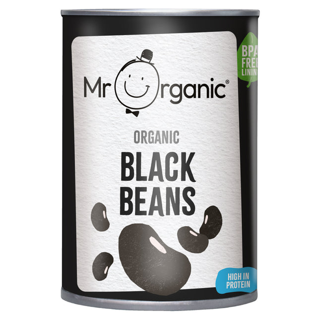 Mr Organic Black Beans 400g