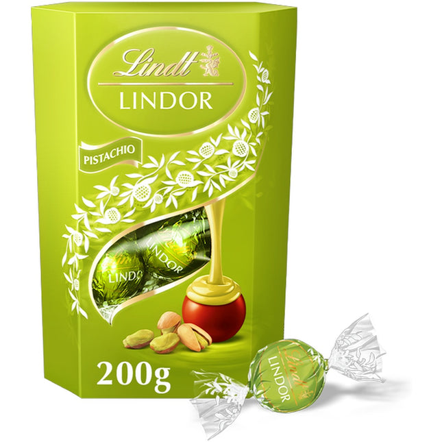 Lindt Lindor Pistachio Cornet 200g