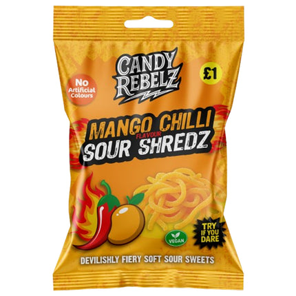 Candy Rebelz Mango Chilli Sour Shredz £1PMP 120g