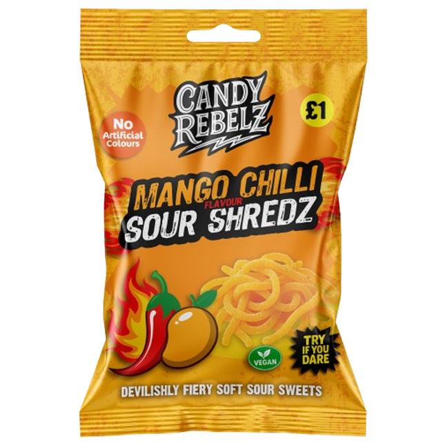 Candy Rebelz Mango Chilli Sour Shredz £1PMP 120g