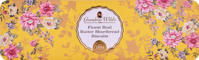 Grandma Wild's Victorian Floral Buttery Shortbread Tin 150g
