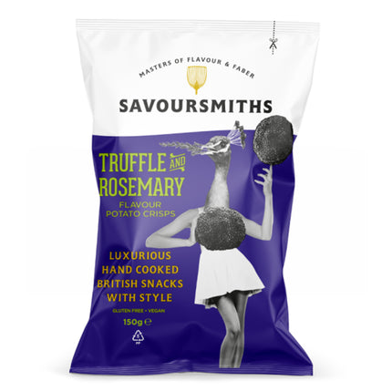 Savoursmiths Truffle and Rosemary Flavour Potato Crisps 150g