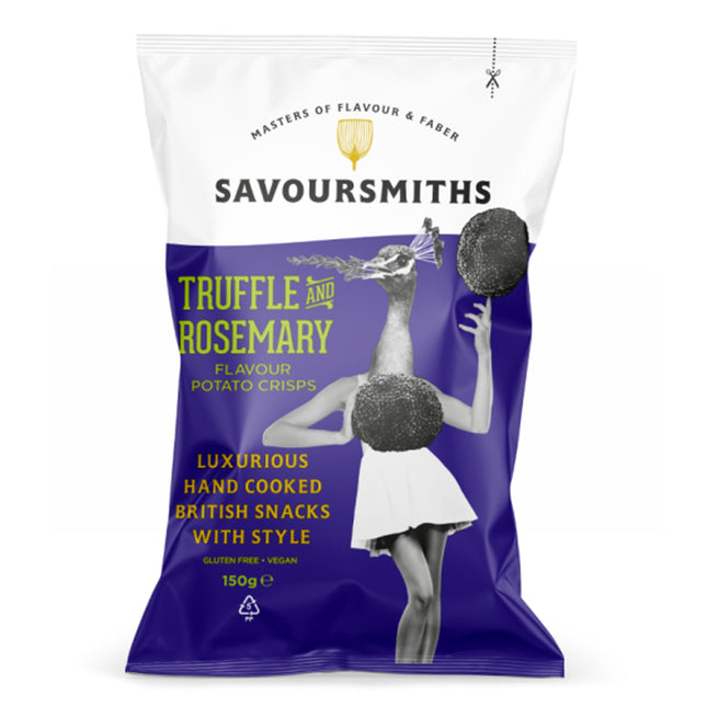 Savoursmiths Truffle and Rosemary Flavour Potato Crisps 150g