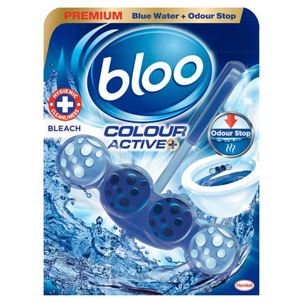 Bloo Colour Active Blue Water Toilet Rim Block Bleach 50g