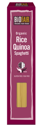 BioFAIR Rice Quinoa Spaghetti Organic From Bolivia Fair Trade 250g