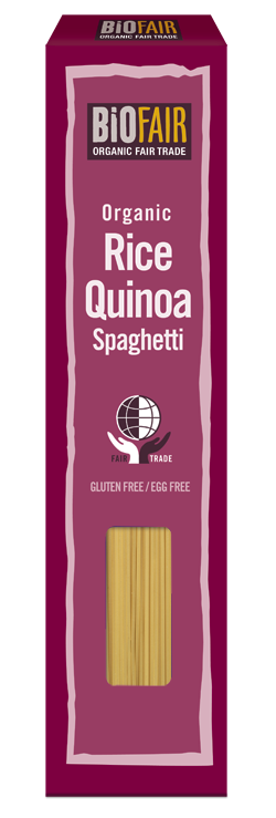 BioFAIR Rice Quinoa Spaghetti Organic From Bolivia Fair Trade 250g