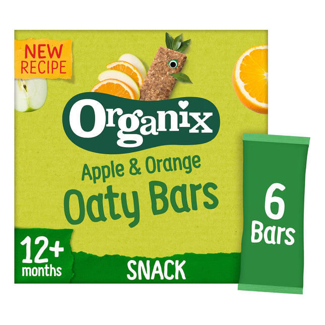 Organix Apple & Orange Soft Oaty Bars 6 x 23g