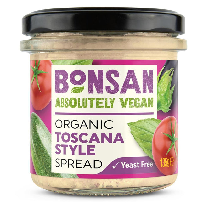 Bonsan Organic Toscana Style Spread Vegan 135g