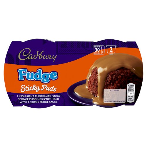 Cadbury Sticky Puddings Fudg 2 x 95g