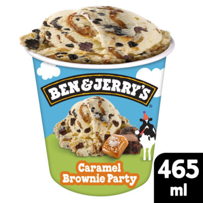 Ben & Jerrys Caramel Brownie Party 465ml