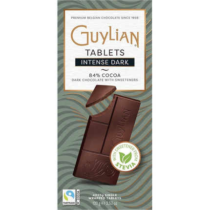 Guylian 84% intense dark chocolate no added sugar mini bars 100g