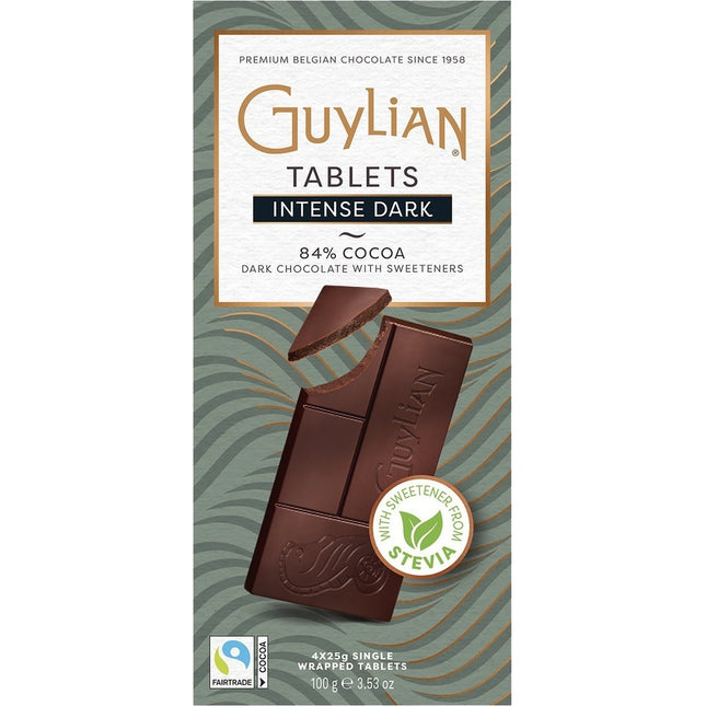 Guylian 84% intense dark chocolate no added sugar mini bars 100g