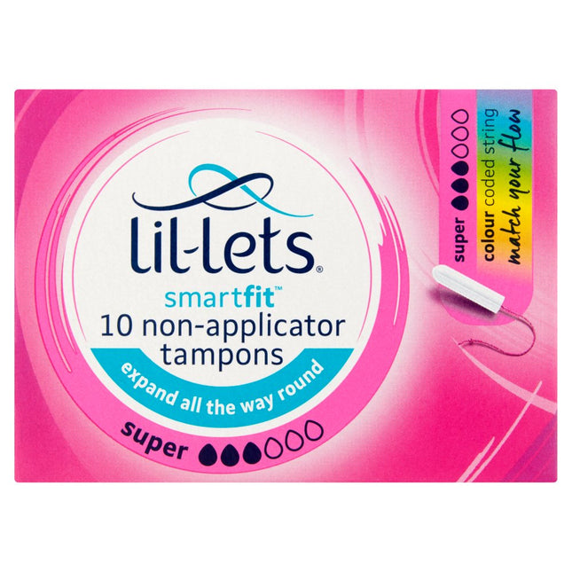 Lil-Lets Smartfit Non Applicator Super 10s