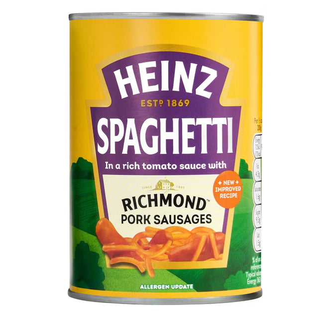 Heinz Spaghetti & Sausages 400g