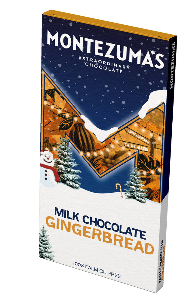 Montezumas Milk Chocolate Gingerbread 90g