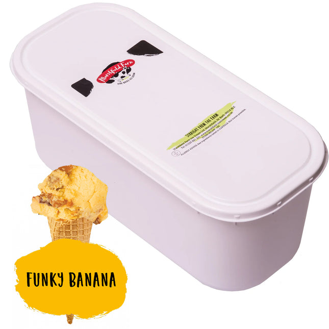 Marshfield Farm Real Dairy Ice Cream Funky Banana 5l