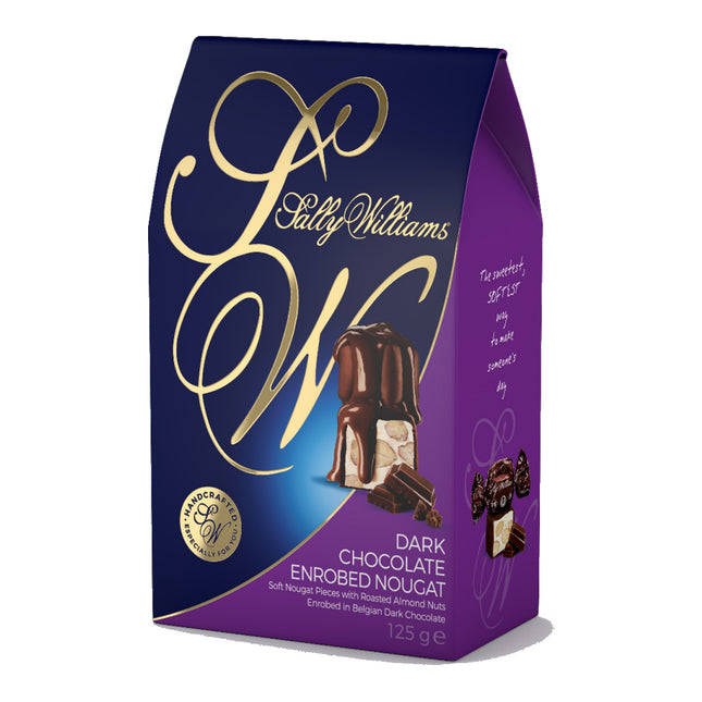 Sally Williams Dark Chocolate Coated Nougat 125g
