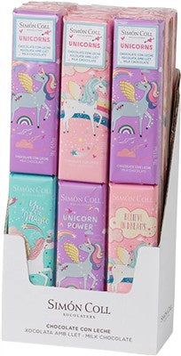 Simon Coll Unicorn Chocolate Bars 36g