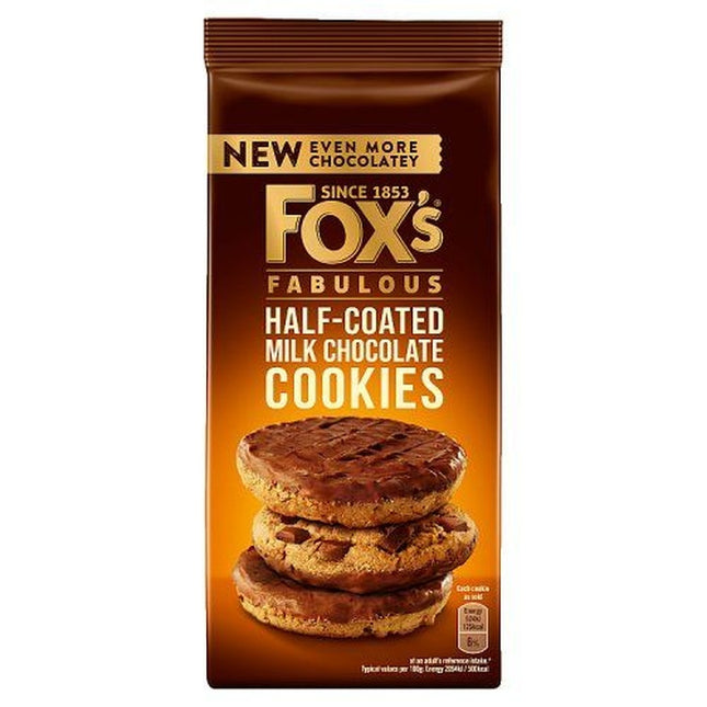 Foxs Half Coated Cookies 175G