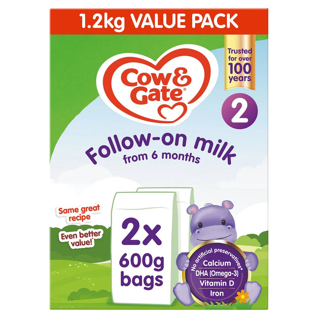 Cow & Gate Follow On Milk Powder Big Pack (2x600gm)