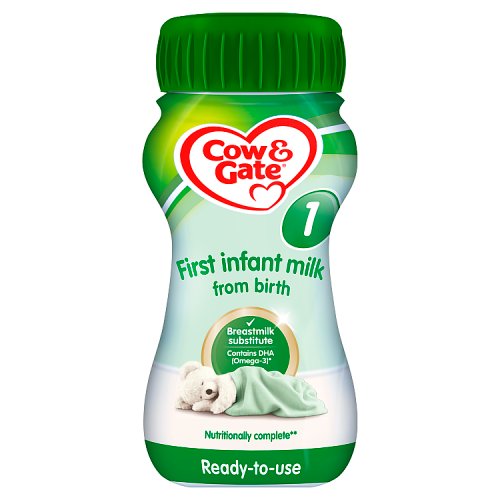 Cow & Gate First Infant RTF Milk Liquid STAGE 1 (0-6 months)
