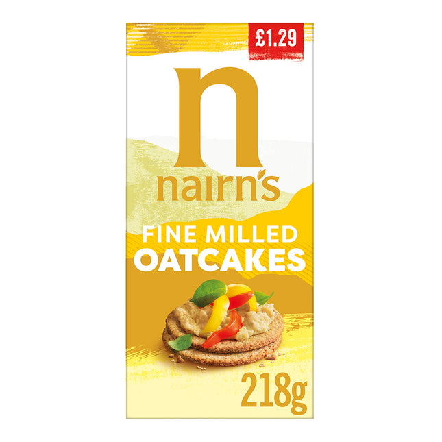 Nairns Fine Milled Oatcakes Pm£1.29 218G