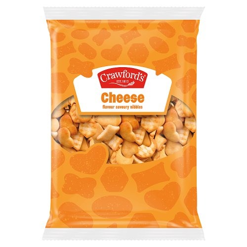 Crawford's Savouries Cheese Baked Snacks 250g