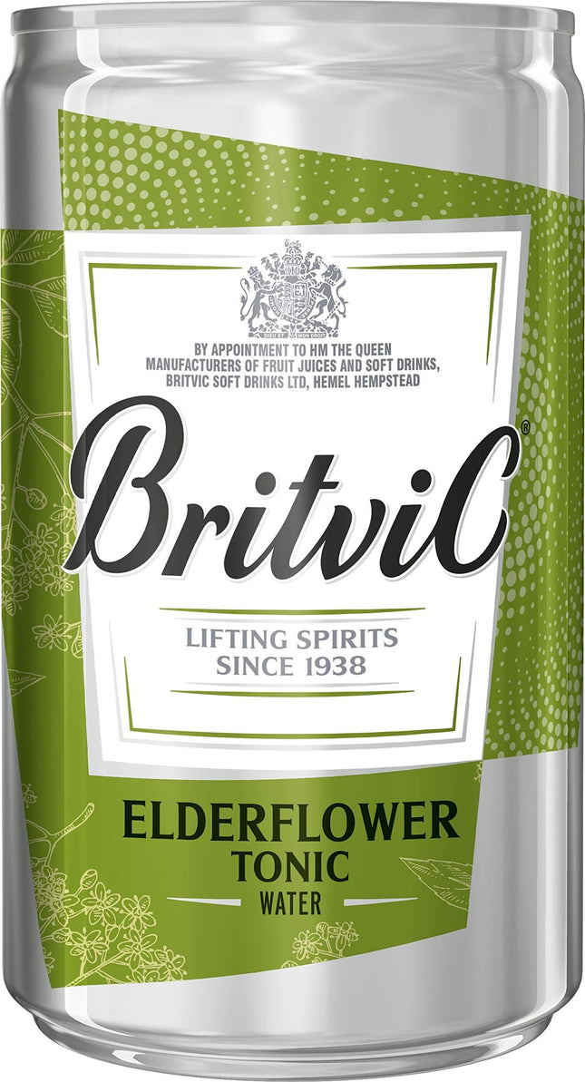 Britvic Low Calorie ElderflowerTonic Water Can 150ml