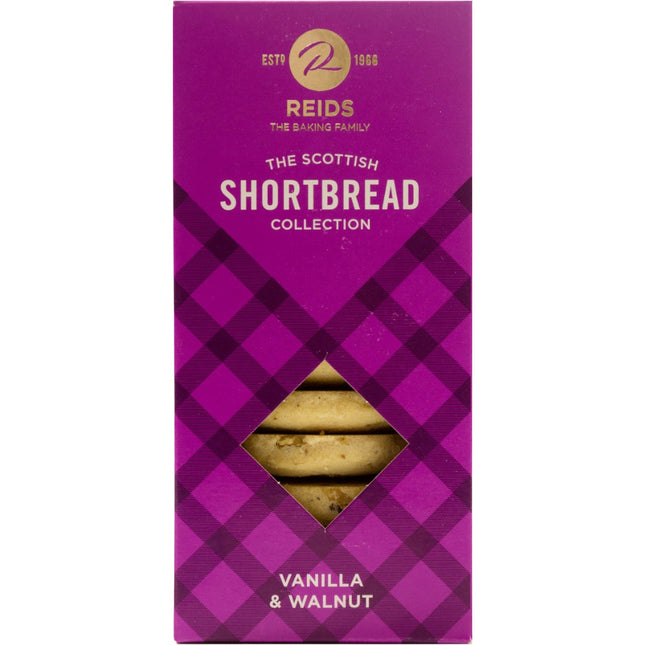Reids Vanilla & Walnut Shortbread 150g