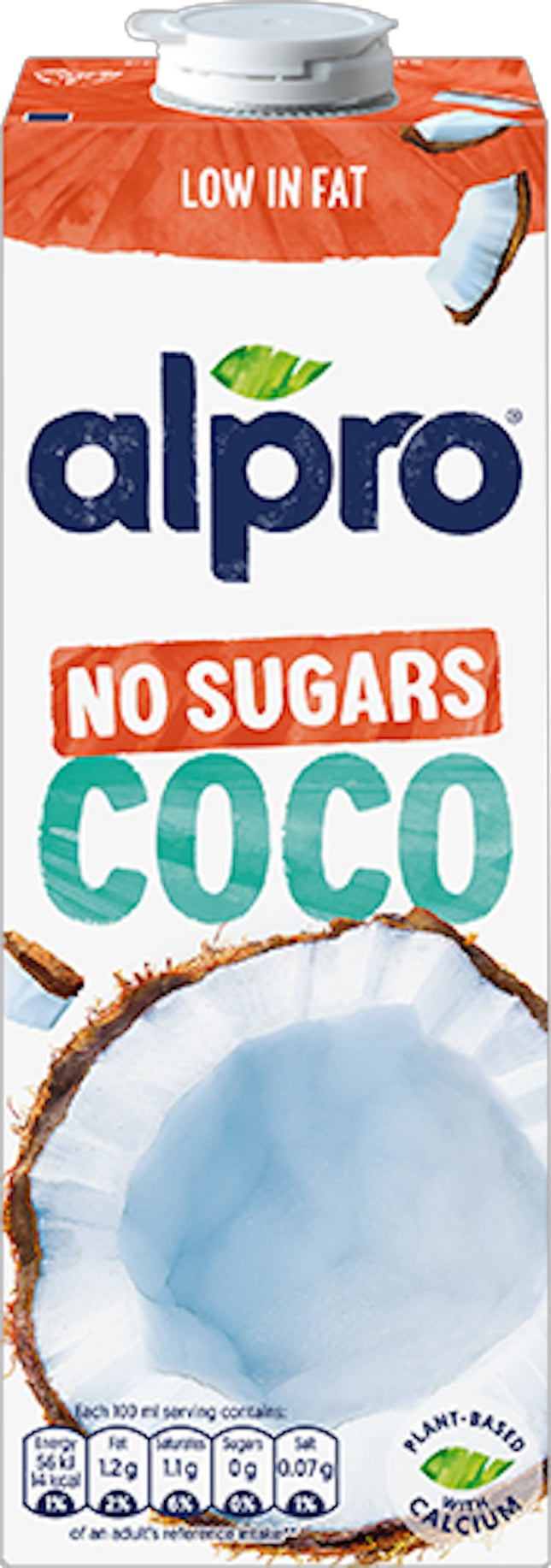 Alpro Coconut No Sugars Long Life 1L