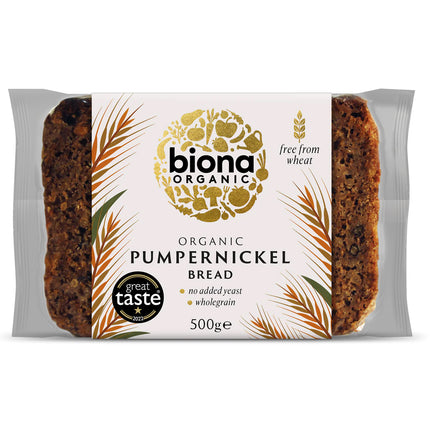 Biona Organic Pumpernickel Bread Sourdough 500g