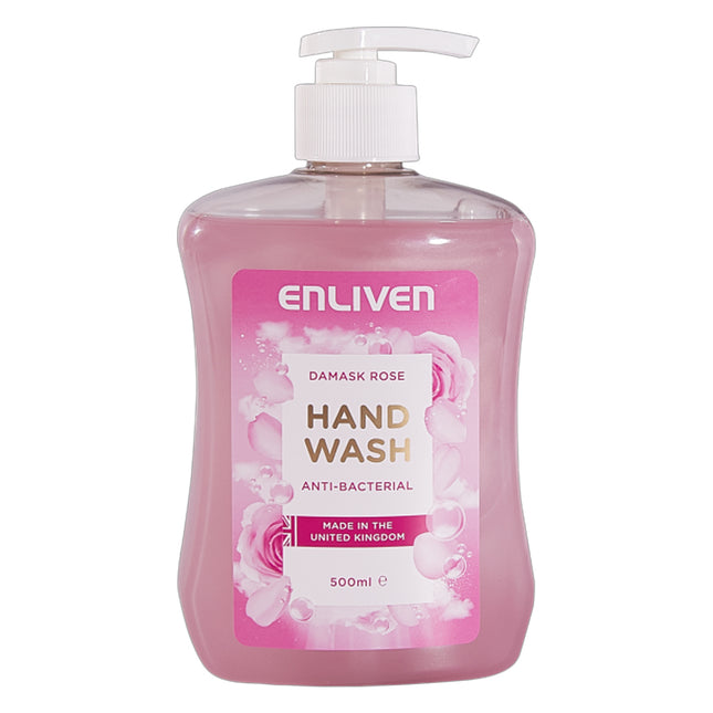 Enliven Handwash 500ml Damask Rose