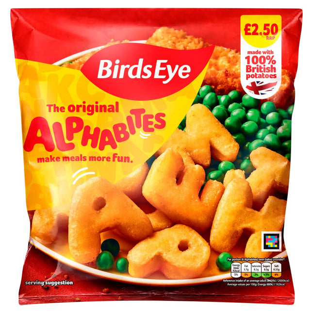 Birds Eye Alphabites PMP £2.50 456G