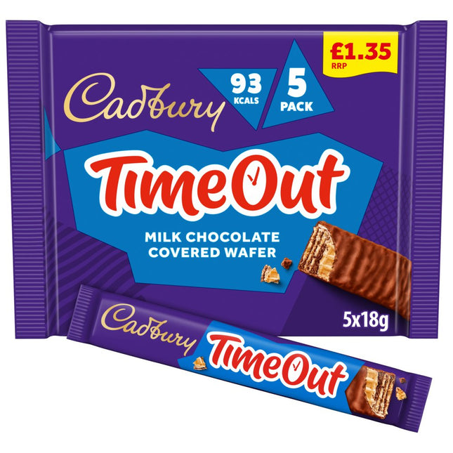 Cadbury Timeout 5pk PMP £1.35 90g
