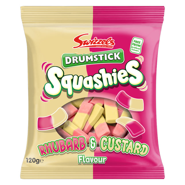 Swizzels Squashies Rhubarb & Custard 120g